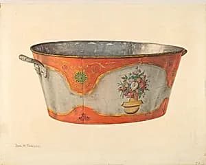 Painted Basin by John H. Tercuzzi