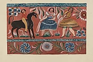 Painted Chest by E. Boyd