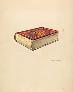 Painted Tin Trinket Box by Grace Halpin