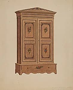 Painted Wardrobe