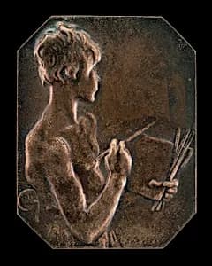 Painting (La peinture) [obverse] by Alexandre Charpentier