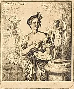 Painting by Christian Wilhelm Ernst Dietrich