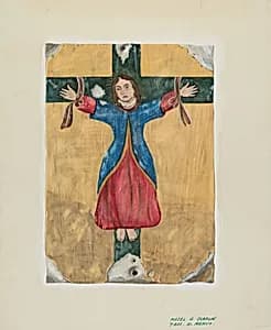 Painting of St. Liberata by Majel G. Claflin
