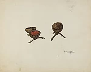 Pair of Pin Cushions by Nicholas Acampora