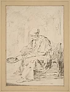 Portrait of Cornelis Ploos van Amstel (editor) and Johannes Kornlein (printmaker), after Gabriel Metsu