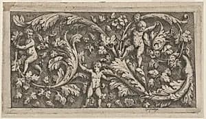 Panel of Ornament by Giovanni Battista Pittoni