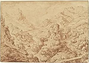 Panoramic River Landscape