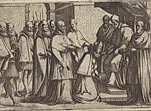 Papal Audience [verso] by Jacques Callot