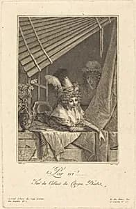 Portrait of Jacques-Louis Copia after Jean-Baptiste Mallet