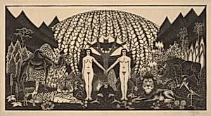 Paradise by M.C. Escher