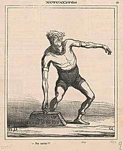 Pas mèche!!! by Honoré Daumier