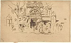 Passages de l'Opera by James McNeill Whistler