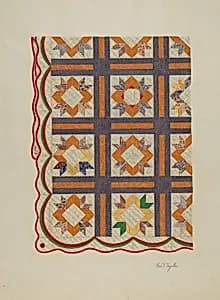Patchwork Quilt by George V. Vezolles