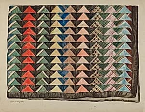 Patchwork Quilt by Edith Magnette