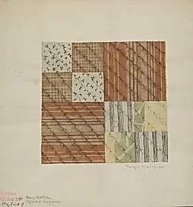 Patchwork Quilt Squares (4) by Ralph N. Morgan