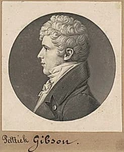Patrick Gibson by Charles B. J. Févret de Saint-Mémin