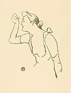 Paula Brébion by Henri de Toulouse-Lautrec