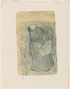 Paysanne avec pannier by Henri-Gabriel Ibels