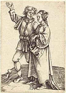 Peasant and His Wife by Albrecht Dürer