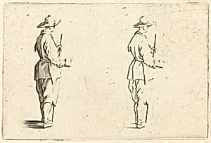 Peasant with a Cup by Jacques Callot