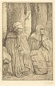 Peasants (Paysannes) by Alphonse Legros