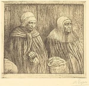 Peasants (Paysannes) by Alphonse Legros