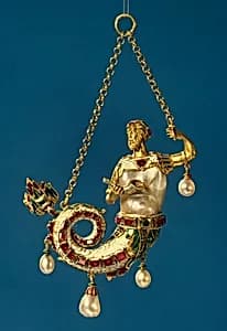 Pendant with a Triton by Alfred André