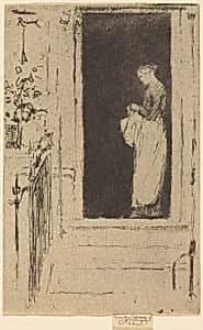 Penelope, A Doorway, Chelsea by Théodore Roussel