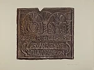 Pennsylvania German Fireback by Edward L. Loper