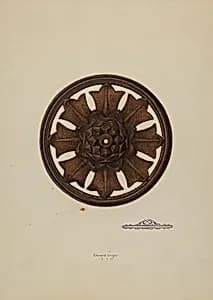 Perforated Rosette by Edward Unger