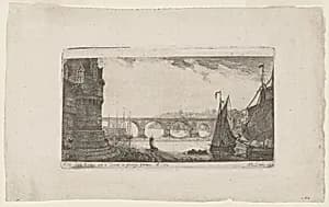 Perth Bridge by John Clerk, of Eldin