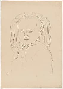 Petite fille (Young Girl) by Eugène Martel