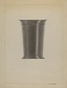 Pewter Beaker by A. Zaidenberg