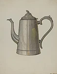 Pewter Coffee Pot