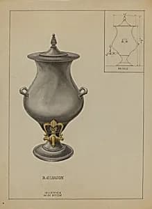 Pewter Coffee Urn by Philip Johnson