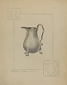 Pewter Creamer by Charles Cullen