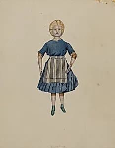 Pewter Doll by William Frank