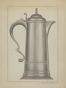 Pewter Flagon by Charles Cullen