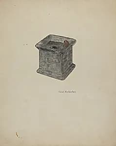 Pewter Inkstand by Violet Hartenstein