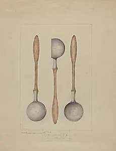 Pewter Ladle by Henry Meyers