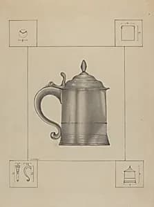 Pewter Mug by Henry Meyers