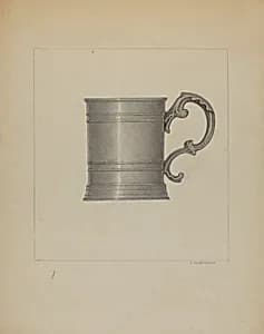 Pewter Mug by A. Zaidenberg