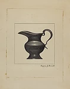Pewter Pitcher by Eugene Barrell