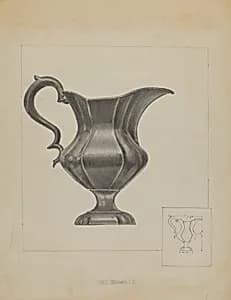 Pewter Pitcher by Max Schwartz