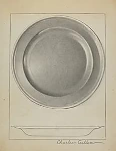 Pewter Plate by Charles Cullen