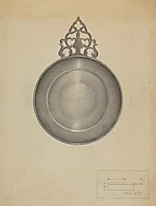 Pewter Porringer by Charles Cullen