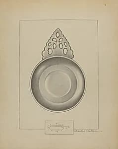 Pewter Porringer by Charles Cullen