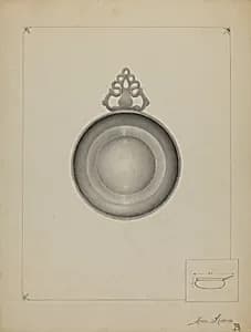 Pewter Porringer