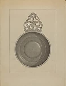 Pewter Porringer by Eugene Barrell