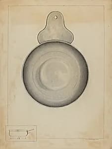 Pewter Porringer by A. Zaidenberg
